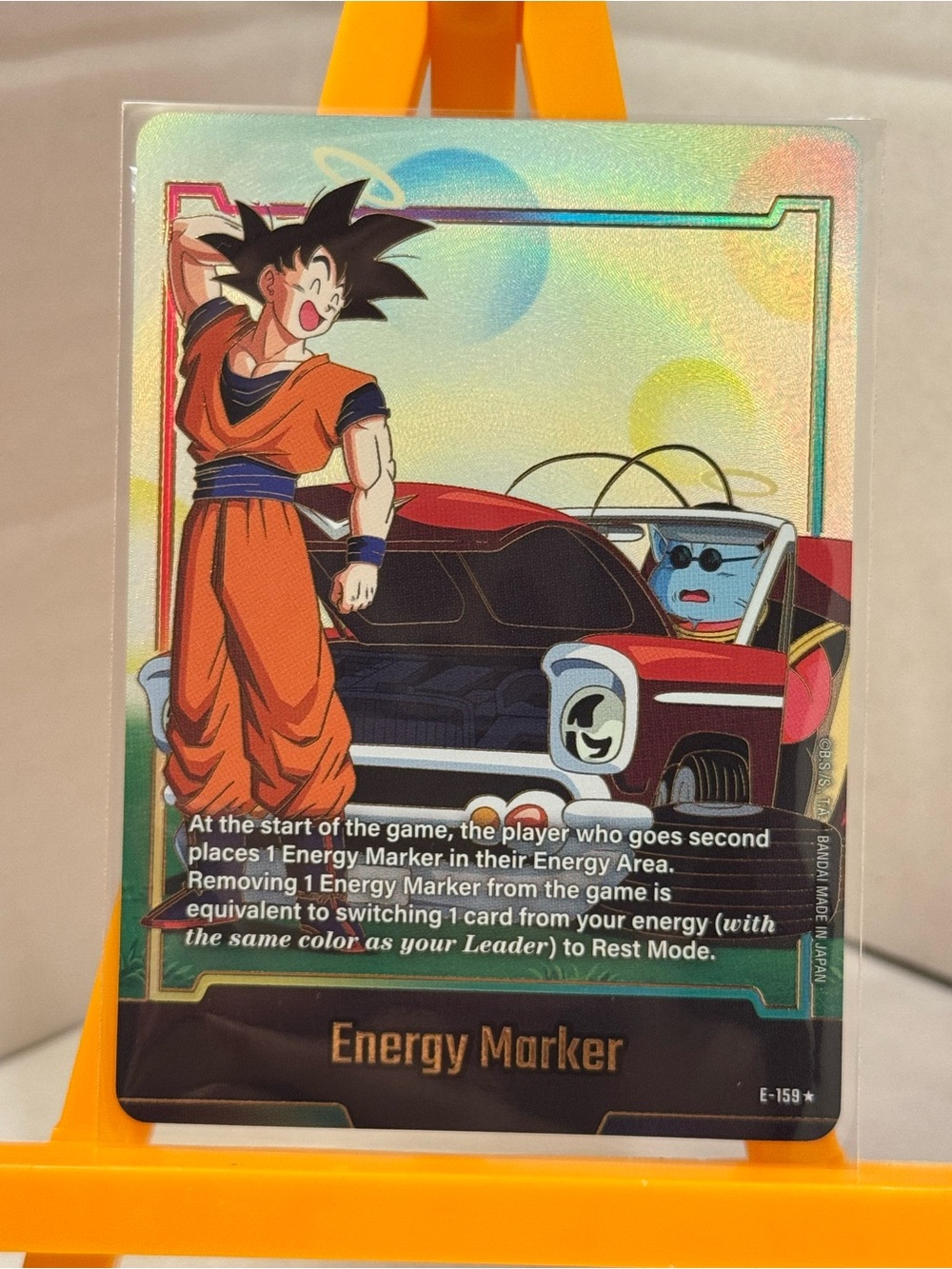 Energy Marker Gold alt art- Dragon Ball Z- E-159- Near Mint